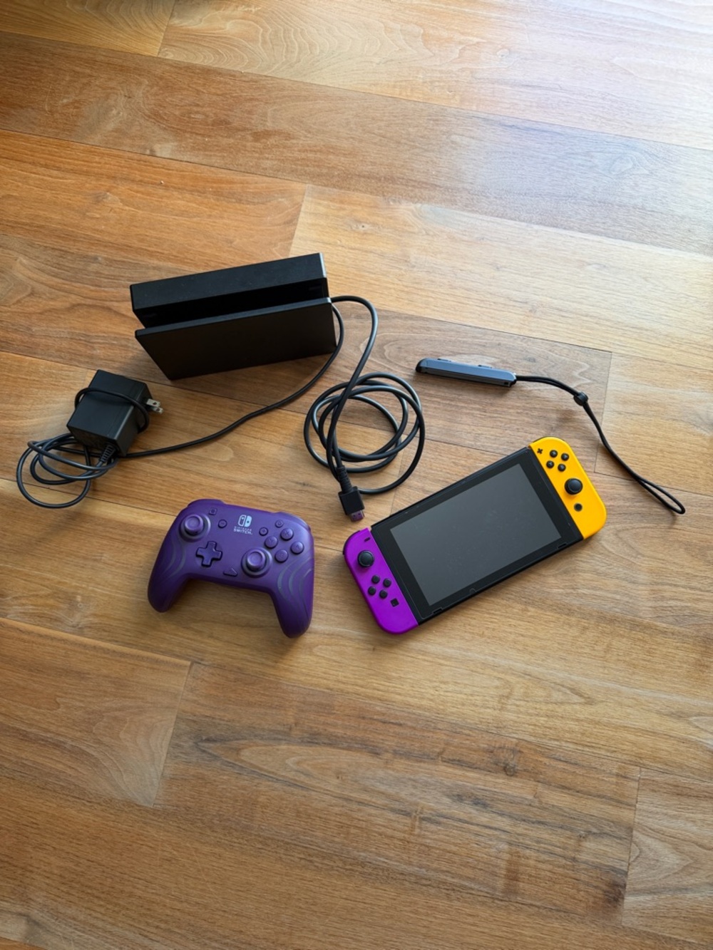 Nintendo Switch Generation 1 Joy-Con, Pro Controller, and Tv Adaptor Set